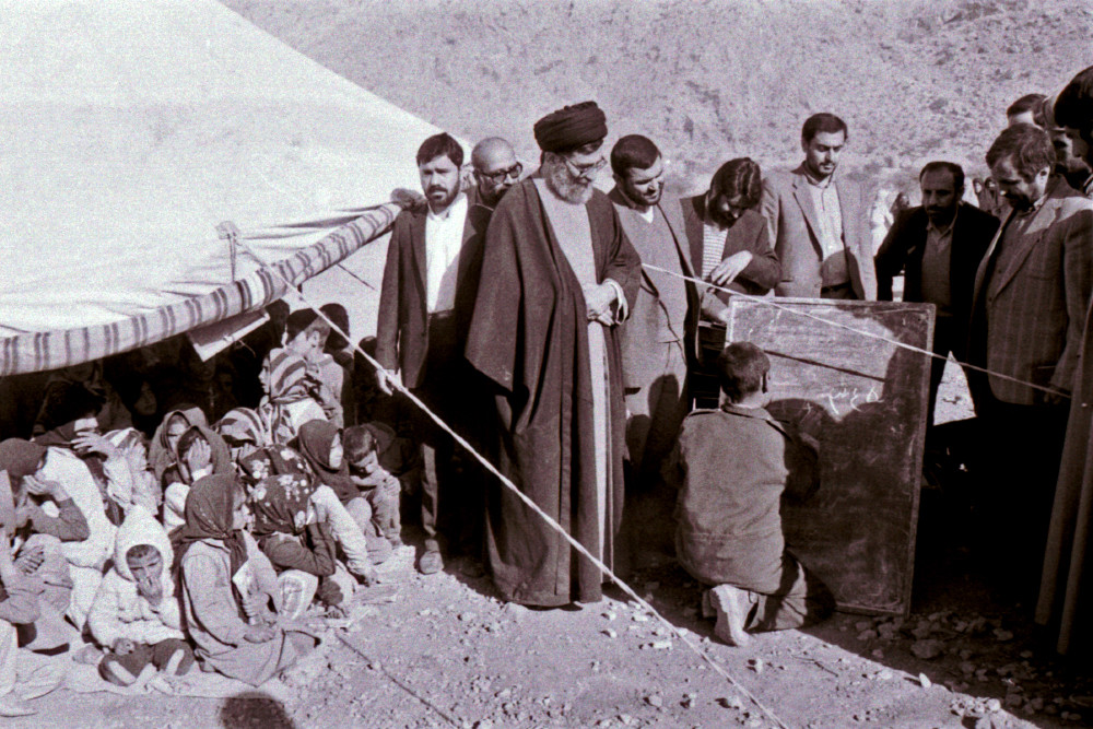 President Khamenei during the war years