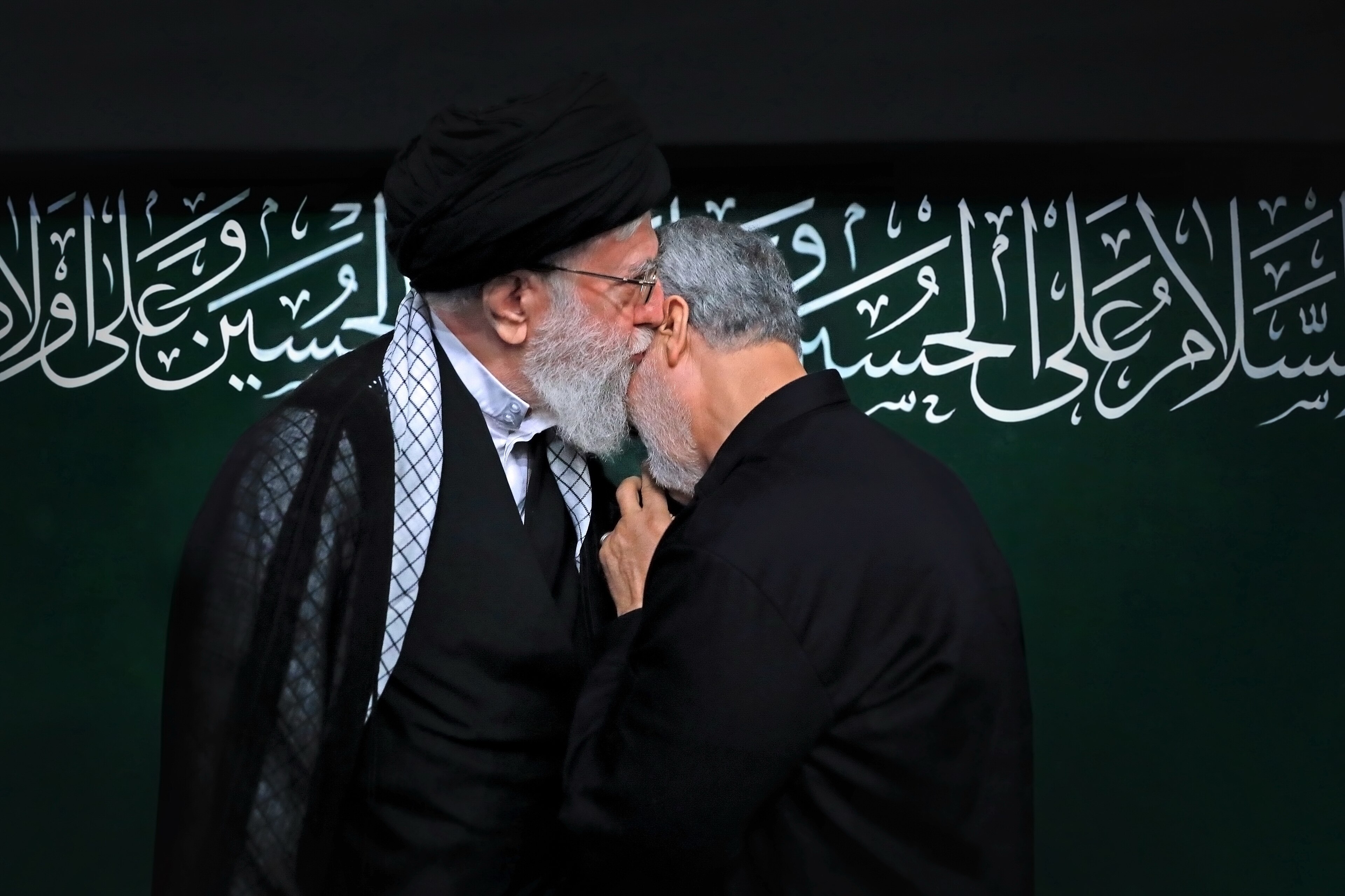 Ayatollah Khamenei with Qassem Soleimani